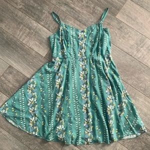 Teal/Green Sundress